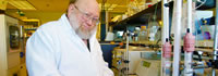 In the lab at Lonza Rockland, Inc.